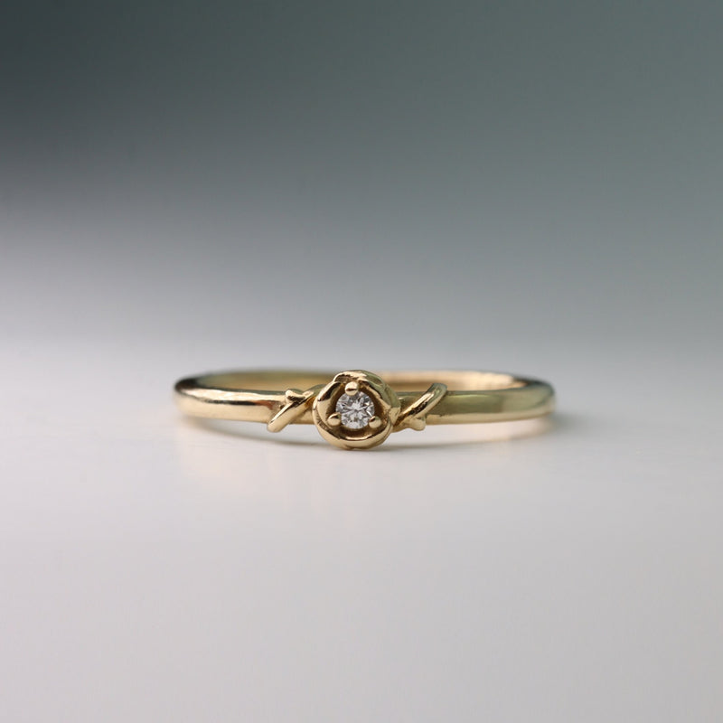 Baby Rose Diamond Ring
