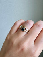 'Stella' Black Rose Cut Diamond Ring