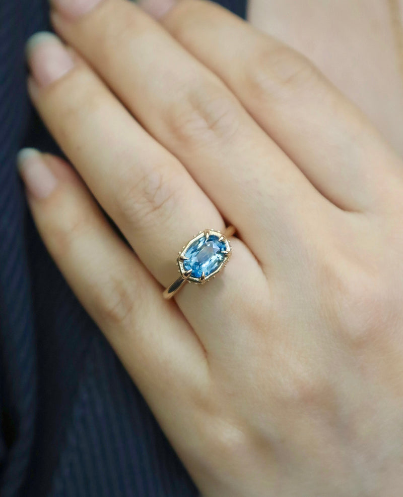 Nova Bi-color 2.6ct Sapphire Ring
