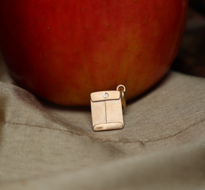 Golden Seed Packet Pendant- Fall Harvest Collection