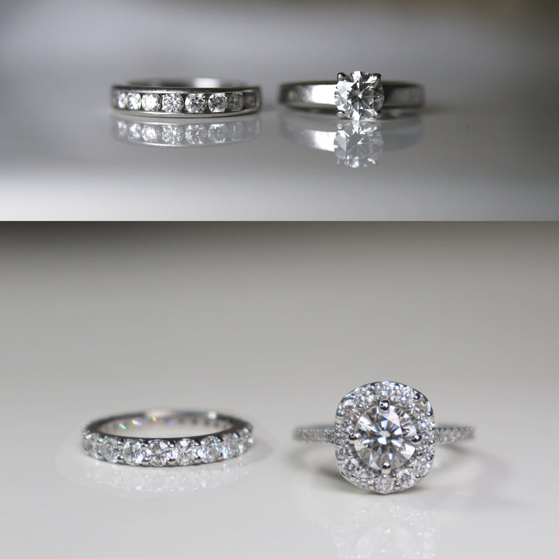 Before After Wedding Ring diamond Rings by Ellie Lee Fine Jewelry