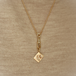 Swivel Clip Charm Holder 14k Yellow Gold