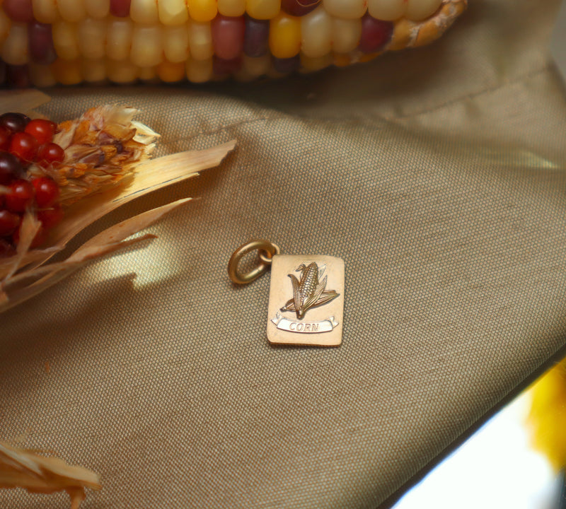Golden Seed Packet Pendant- Fall Harvest Collection