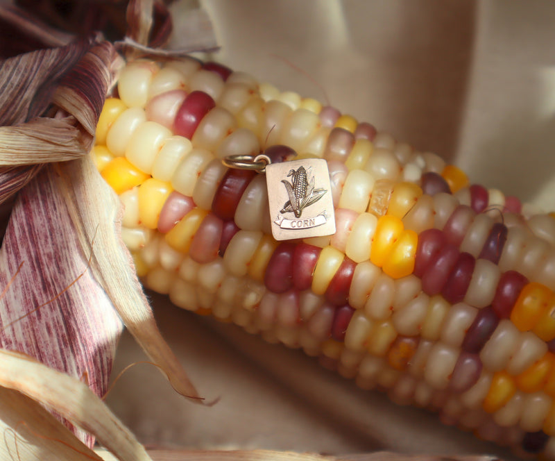 Golden Seed Packet Pendant- Fall Harvest Collection