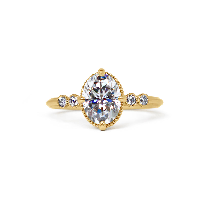 Mariposa Oval Diamond Engagement Ring
