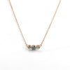 Marigold Three Montana Sapphire Necklace