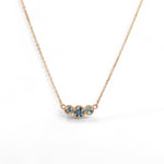 Marigold Three Montana Sapphire Necklace
