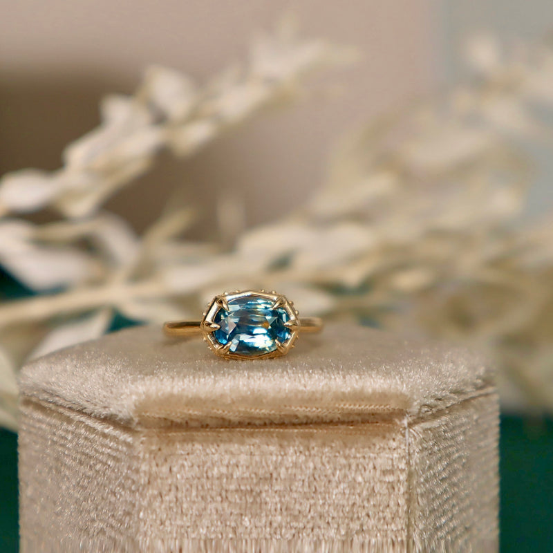 Nova Bi-color 2.6ct Sapphire Ring
