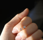Solstice Sapphire, Diamond Stud Earring