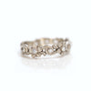 Forget Me Not Diamond Flower Ring White Gold Size 5,5-7