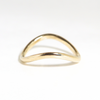 Embrace Curved Gold Band