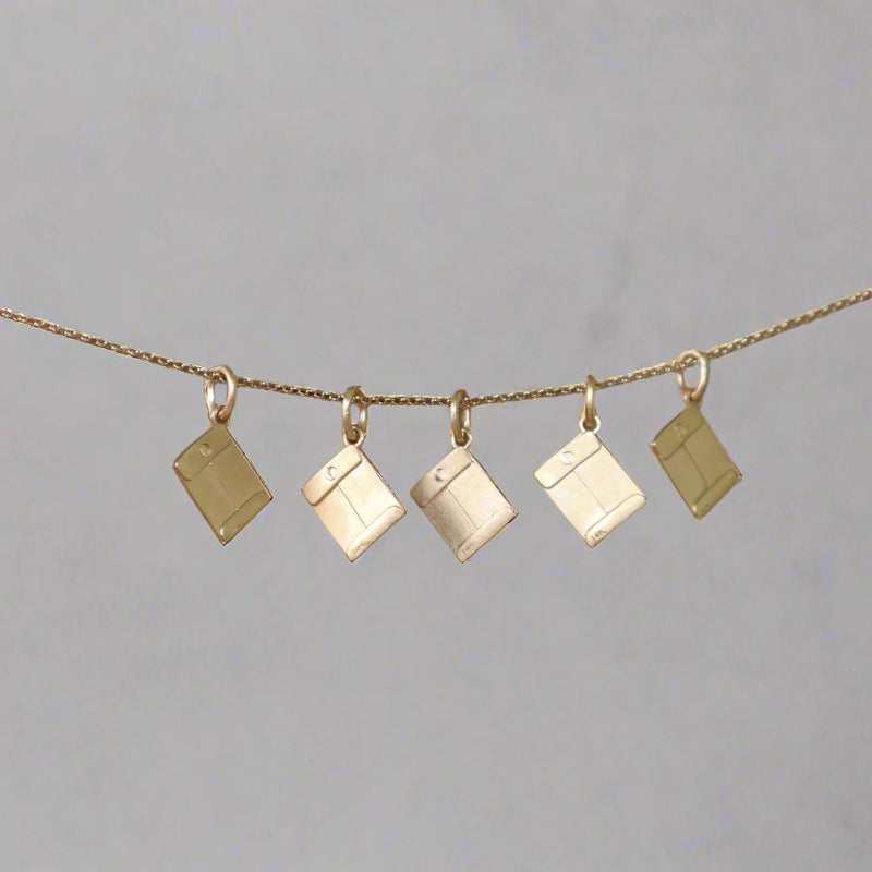 Golden Seed Packet Pendant- Fall Harvest Collection