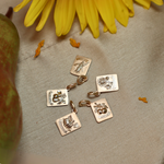 Golden Seed Packet Pendant- Fall Harvest Collection
