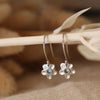 Forget Me Not Dangle Montana Sapphire Earrings