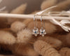 Forget Me Not Dangle Montana Sapphire Earrings