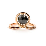 Passage Large Tiara Black Diamond Ring