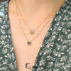 'Lunar' Half Moon Montana Sapphire Necklace