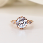 'Hazel' Round Diamond Engagement Ring