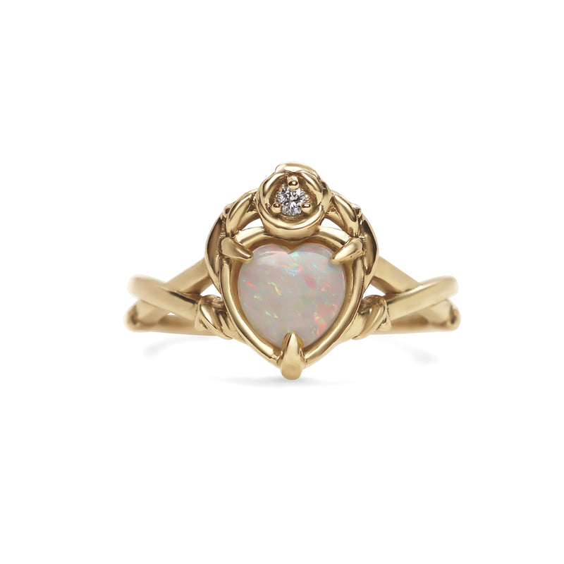 Key to My Heart Australian Opal Ring