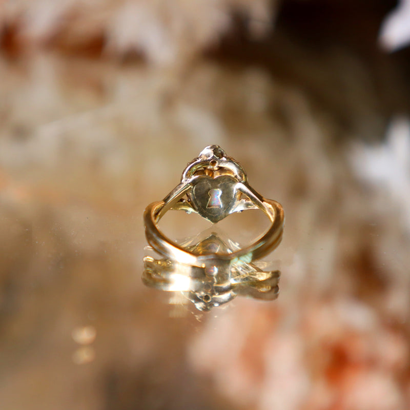 Key to My Heart Australian Opal Ring Size 5-7