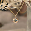 Laurel Montana Sapphire and Diamond Necklace (ready to ship)