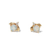 Laurel White Opal Earrings