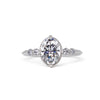 Mariposa Oval Moissanite Engagement Ring Size 6