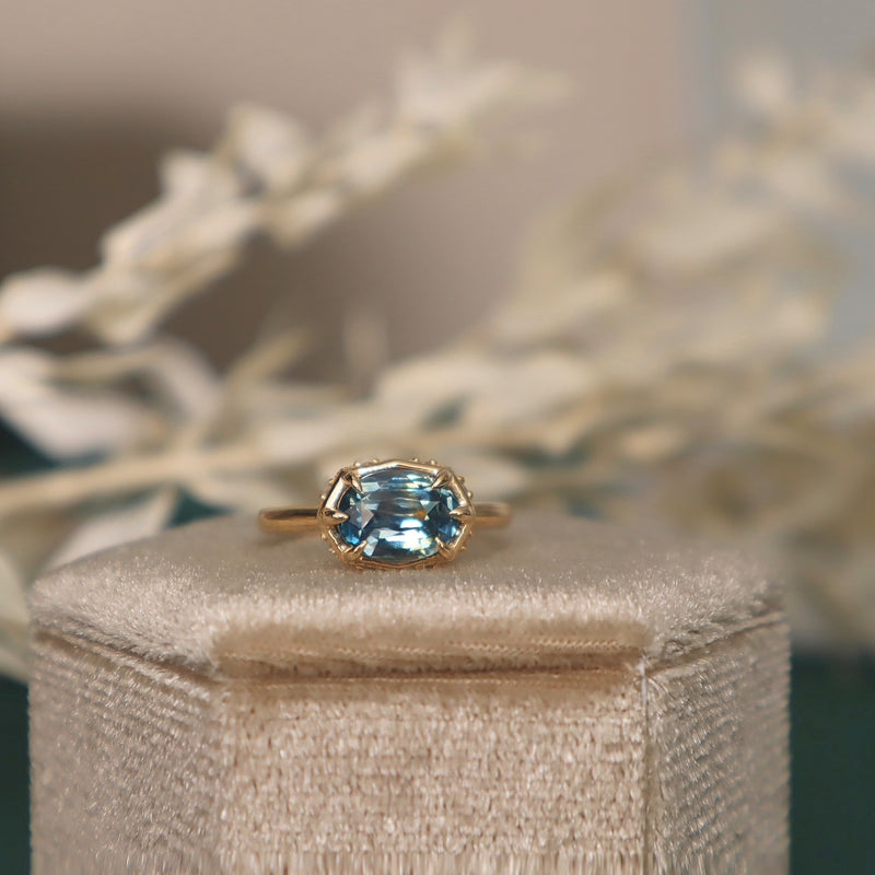 Nova Bi-color 2.6ct Sapphire Ring