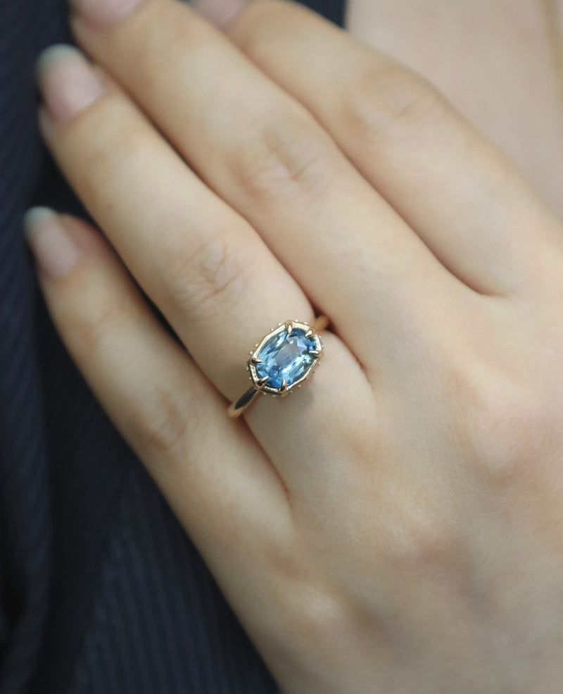 Nova Bi-color 2.6ct Sapphire Ring