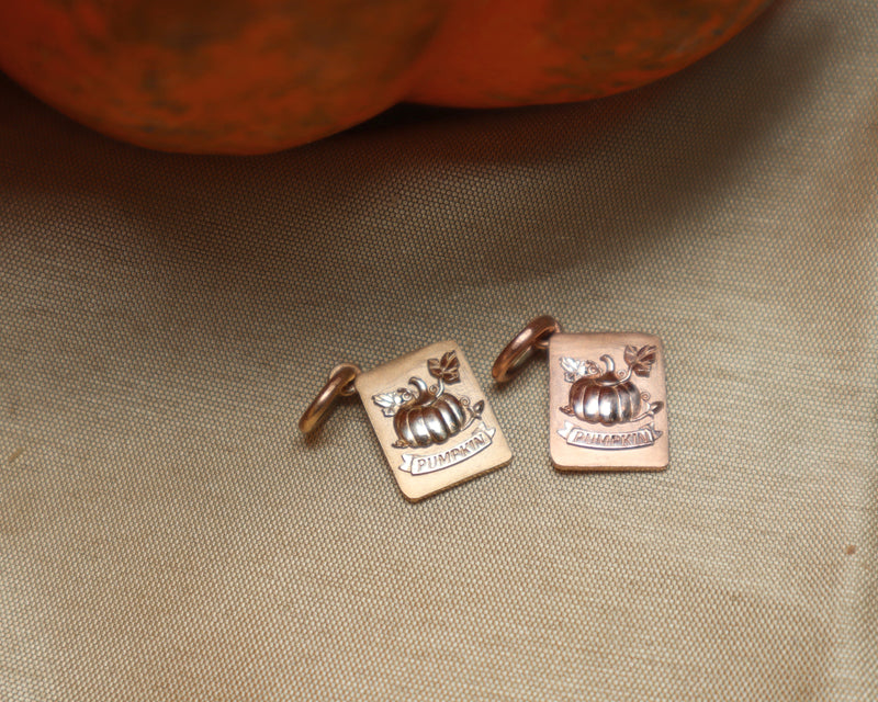 Golden Seed Packet Pendant- Fall Harvest Collection