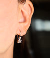 'Raw & Refined' Diamond Earrings