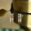 Solstice Sapphire, Diamond Stud Earring