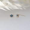 Solstice Sapphire, Diamond Stud Earring