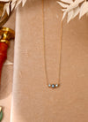 Marigold Three Montana Sapphire Necklace