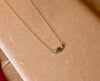 Marigold Three Montana Sapphire Necklace