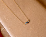 Marigold Three Montana Sapphire Necklace