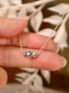 Marigold Three Montana Sapphire Necklace