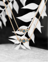Marigold Three Montana Sapphire Necklace