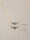 Marigold Three Montana Sapphire Necklace