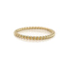 Rope Twisted Thin Gold Band