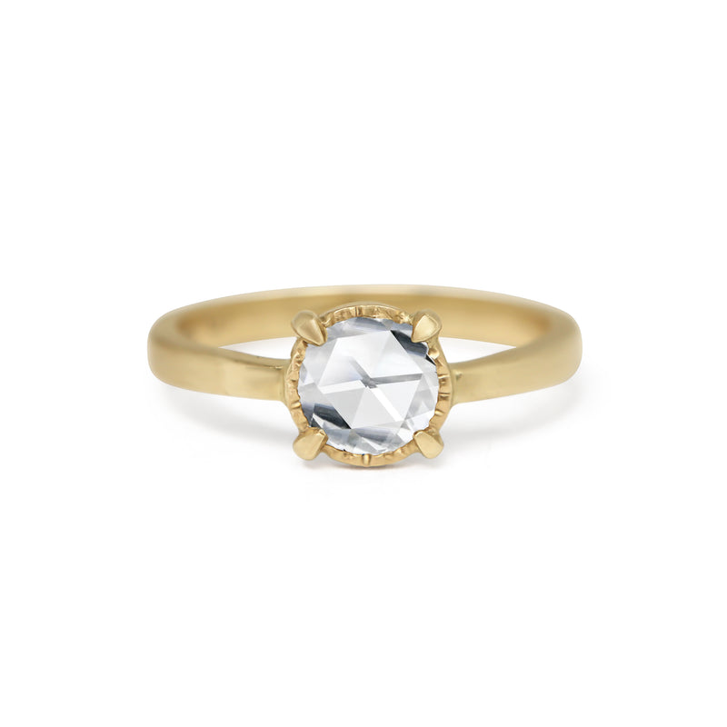 'Stella' Black Rose Cut Diamond Ring