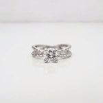 Rope Twisted Solitaire Engagement Ring - LEL JEWELRY
 - 1