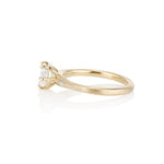 Regency Six Prong Oval Diamond Engagement Ring