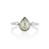 Mia Gray Rose Cut Pear Diamond Ring