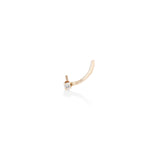 'Shooting Star' Champagne Diamond Stud earrings - LEL JEWELRY