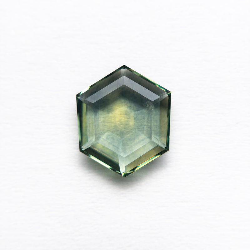 1.4ct Hexagon Montana Sapphire