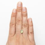 1.56ct Oval Green Sapphire