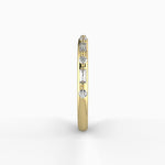 Bree Round and Baguette Diamond Ring