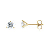 Martini Diamond studs in yellow gold Ellie Lee