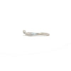 Leaf Wrap Double Diamond Ring Silver
